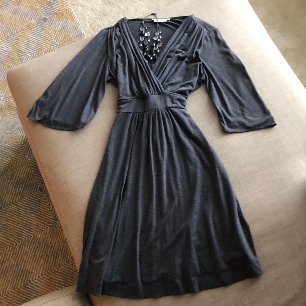 Heather Jersey Knit Work Dress